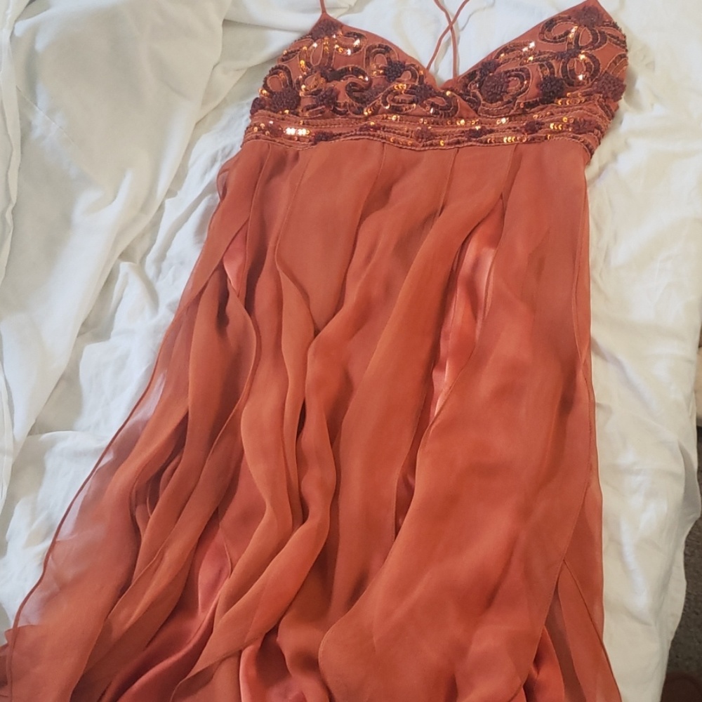 Silk Aidan Mattox cocktail dress